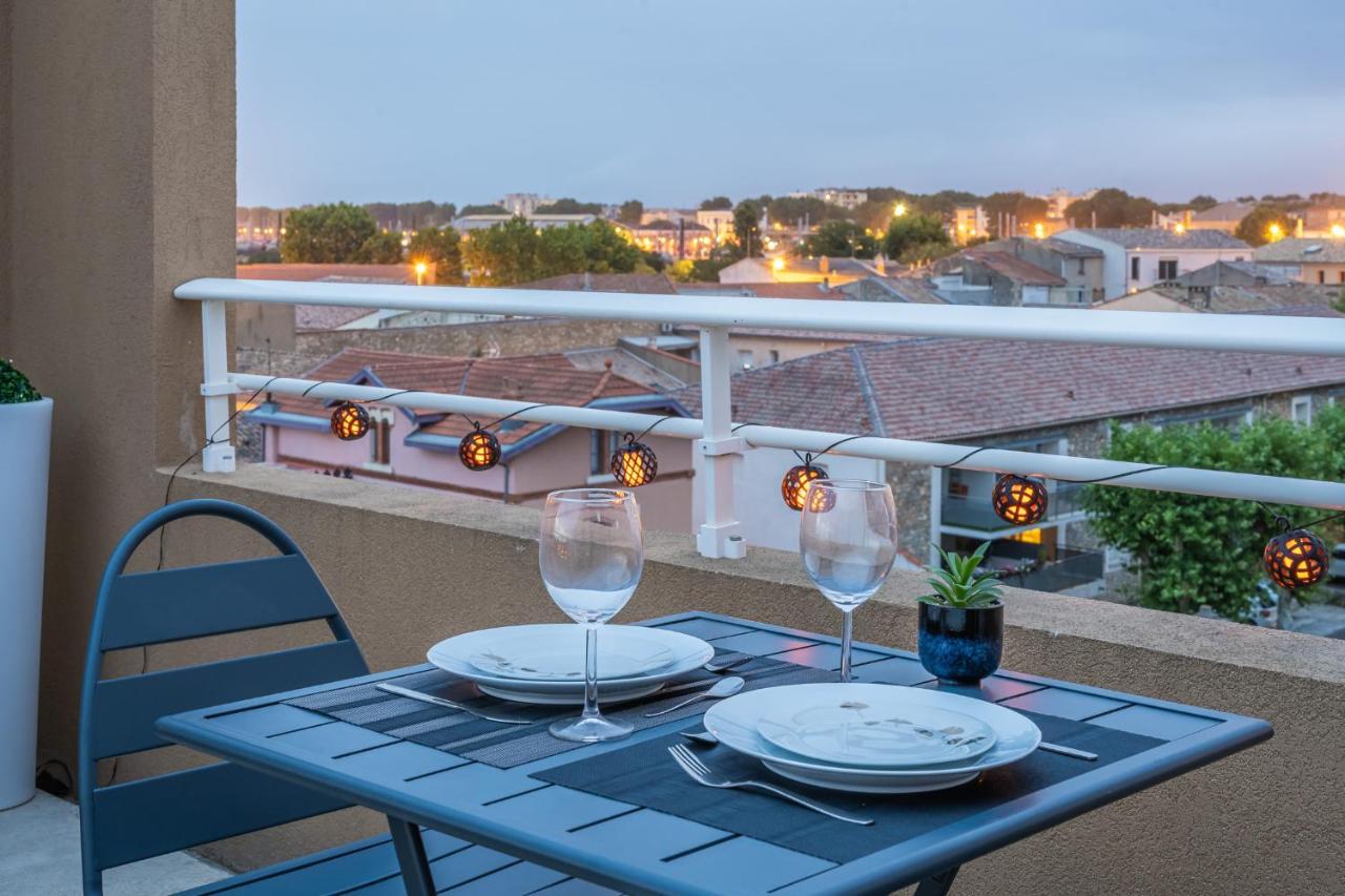 Appartement "Cote Canal", Terrasse , Climatisation , Parking Prive Narbonne Extérieur photo