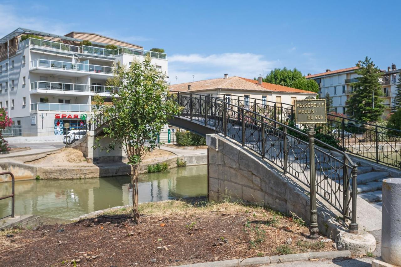 Appartement "Cote Canal", Terrasse , Climatisation , Parking Prive Narbonne Extérieur photo
