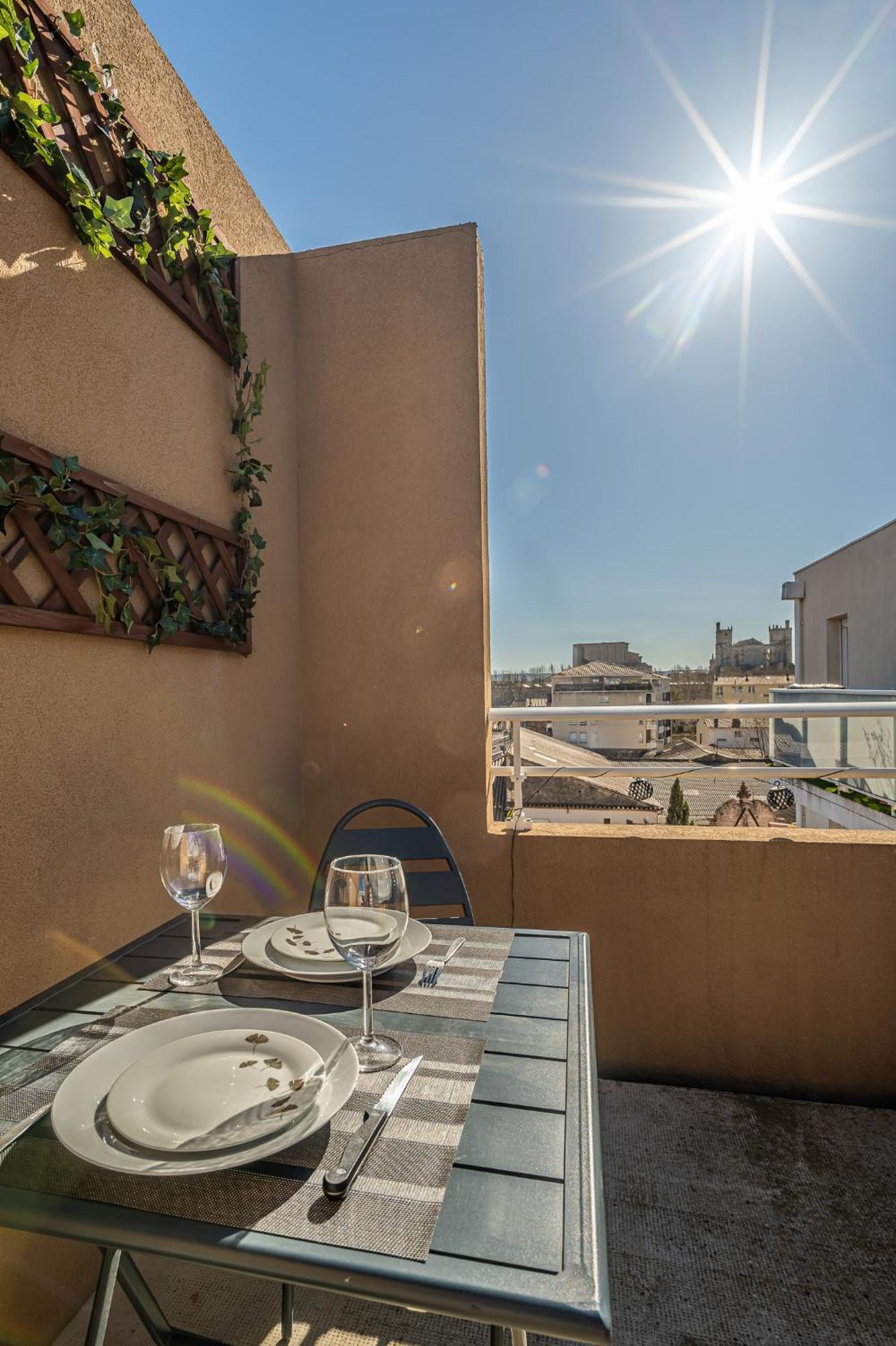 Appartement "Cote Canal", Terrasse , Climatisation , Parking Prive Narbonne Extérieur photo