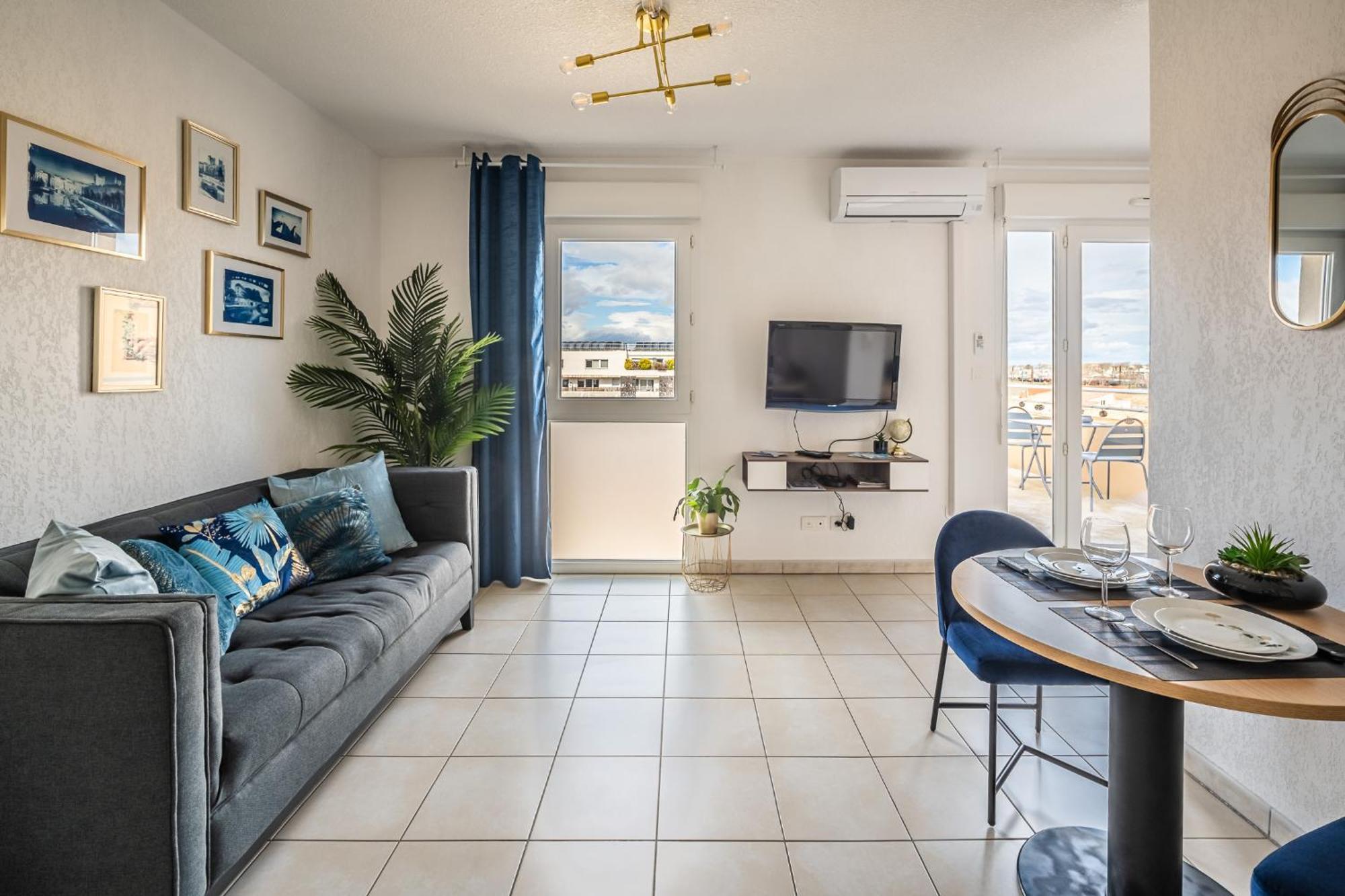 Appartement "Cote Canal", Terrasse , Climatisation , Parking Prive Narbonne Extérieur photo